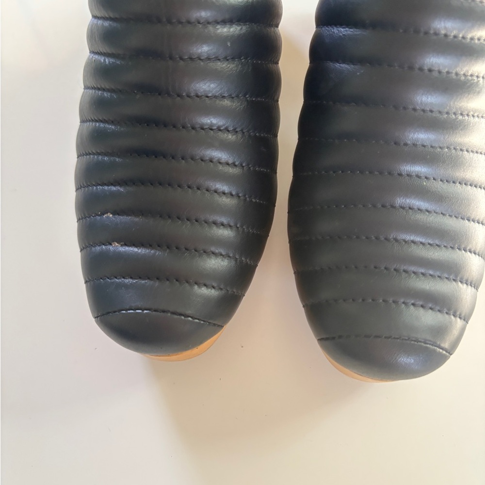 Belkina Ribbed Clog in Black - Picture 3 of 6